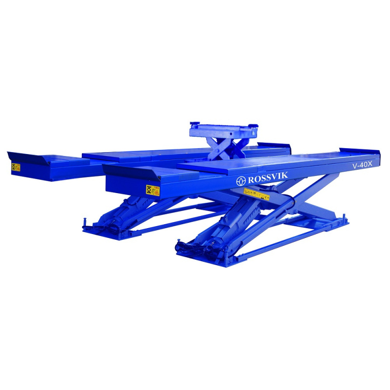 Подъемник ножничный г/п4.0т, для развал/схождения, заглубленный с траверсой ROSSVIK V-40Х 