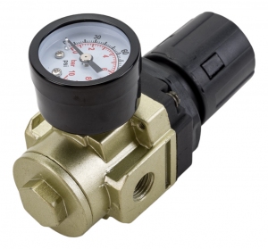 Регулятор давления Pegas AF3000-02 с манометром профи 1/4" дав. 07-8,0 большой 4601Б