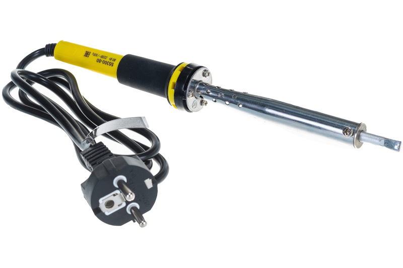 Паяльник STAYER "PROFI" SMAXTerm с двухкомпонентной рукояткой и долговечным жалом 55300-80