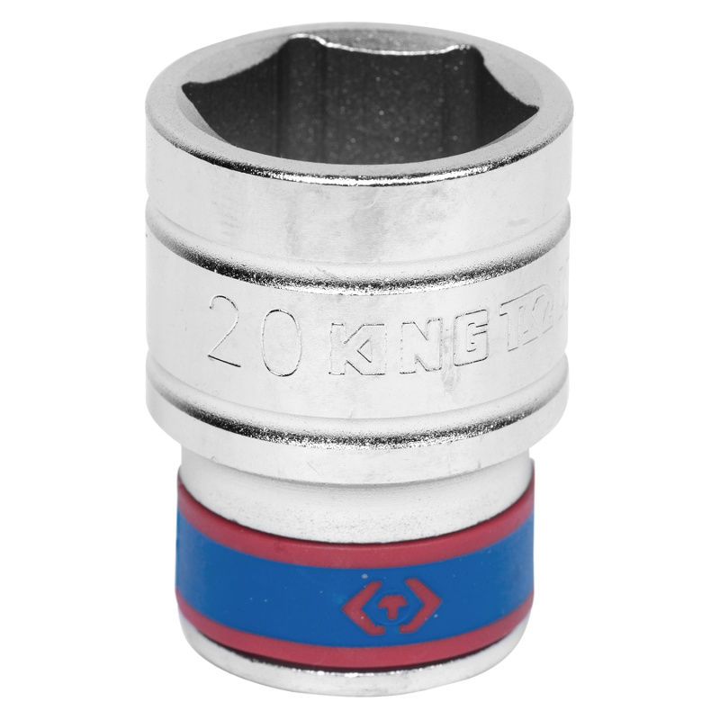 KINGTONY Головка торцевая стандартная 6 гр., 20мм, 1/2"  433520М