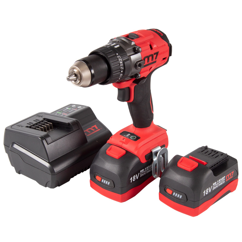 MIGHTY SEVEN Аккумуляторная дрель-шуруповерт 18 В, ударная, кейс DH-101A