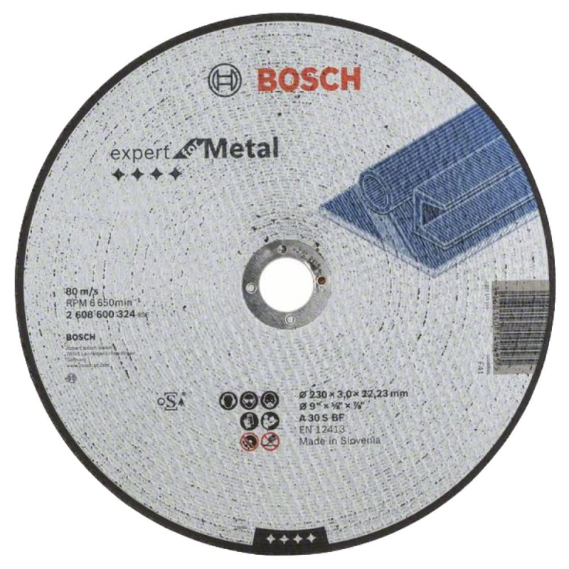 ОТРЕЗНОЙ КРУГ МЕТАЛЛ 230Х3 ММ BOSCH 2608600324