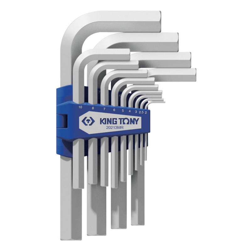KING TONY Набор Г-образных шестигранников 2-19 мм, 13 предметов ST20213MR