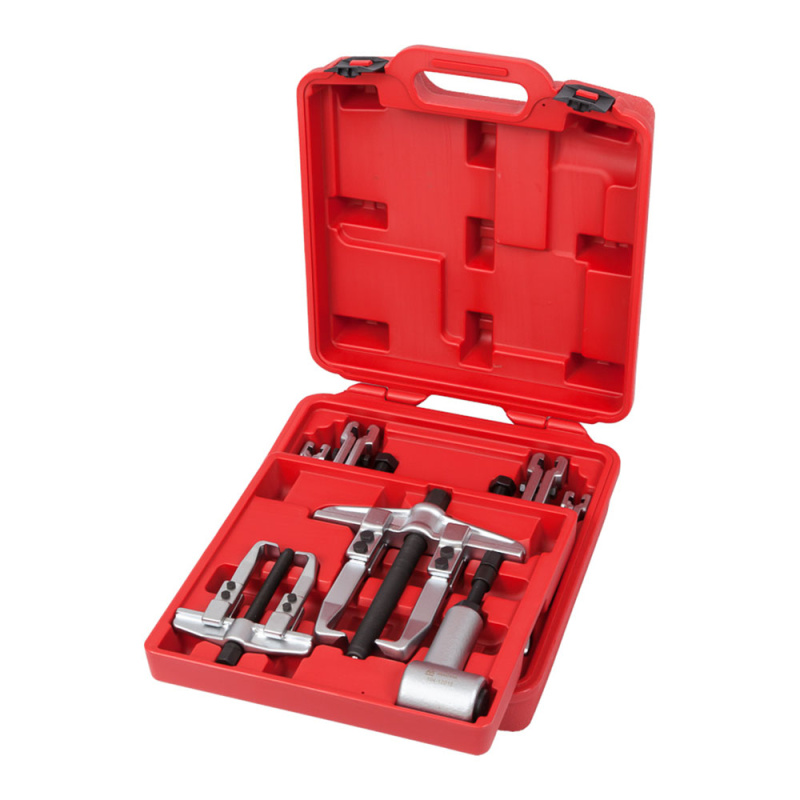 МАСТАК Съемник подшипников 15 т, 2-х захватный, сегментного типа, кейс, 14 предметов 104-12015C