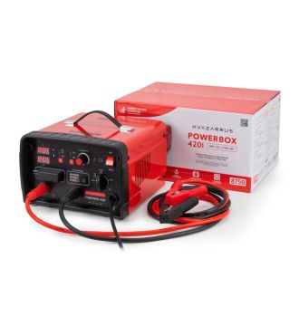 Инверторное пуско-зарядное устройство KVAZARRUS PowerBox 420i, таймер, цветная коробка 8759
