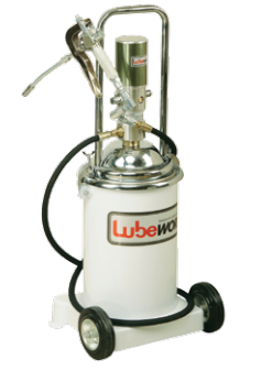 Солидолонагнетатель пневматический (насос 50:1), с ёмкостью 20 кг., шланг 2м. и пистолет. POP020