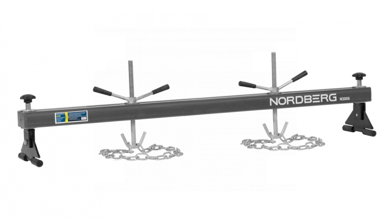 Стенд для вывешивания двигателей 500 кг, L=150 см, серый NORDBERG N3005(G)