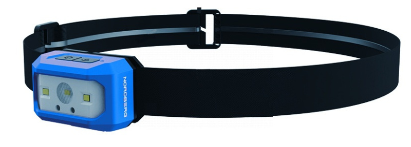 Фонарь светодиодный налобный, аккумуляторный, 3,7 В NORDBERG 1950