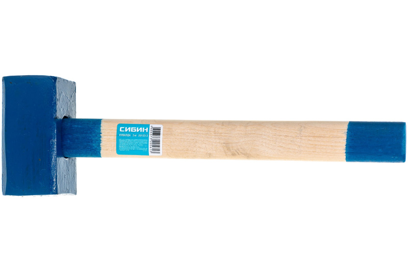 Кувалда с деревянной удлинённой рукояткой СИБИН 3 кг 20133-3