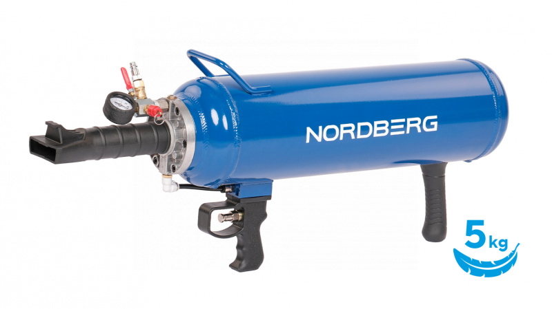 Бустер (Инфлятор) автомат, алюм. ресивер 12 л NORDBERG CH3AL