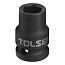 TOLSEN Головка торцевая ударная шестигранная 1/2", 24 мм TT18224