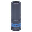 KINGTONY Головка торцевая ударная глубокая 6 гр. 18 мм 1/2"  443518М